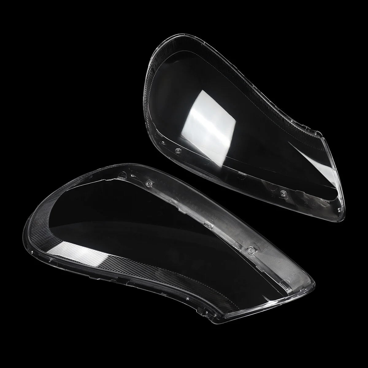1 Pair Headlight Lens Cover Replacements For Porsche Cayenne 2008-2010 Head Lamp Shells - Image 10
