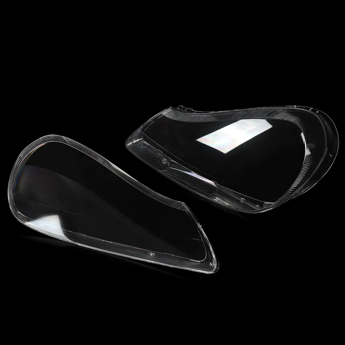 1 Pair Headlight Lens Cover Replacements For Porsche Cayenne 2008-2010 Head Lamp Shells - Image 11