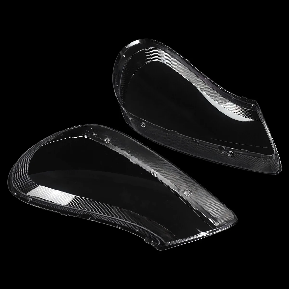 1 Pair Headlight Lens Cover Replacements For Porsche Cayenne 2008-2010 Head Lamp Shells - Image 12