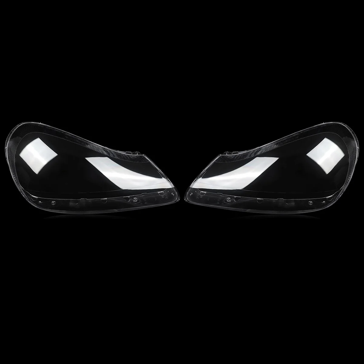 1 Pair Headlight Lens Cover Replacements For Porsche Cayenne 2008-2010 Head Lamp Shells - Image 3