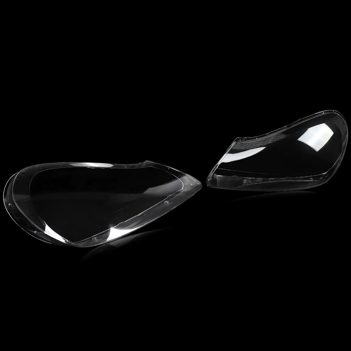 1 Pair Headlight Lens Cover Replacements For Porsche Cayenne 2008-2010 Head Lamp Shells - Image 4