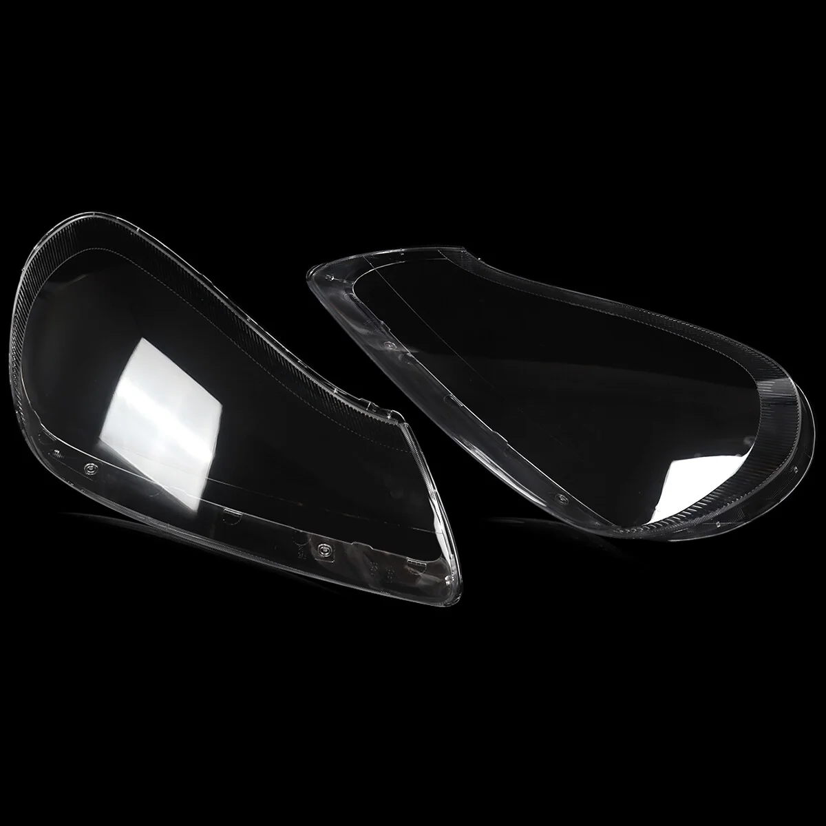 1 Pair Headlight Lens Cover Replacements For Porsche Cayenne 2008-2010 Head Lamp Shells - Image 5