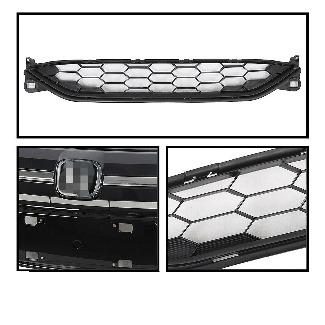 10pcs Front Grille Fog Lights Bezels Brackets Combo For 2016-2018 Honda HRV - Image 2