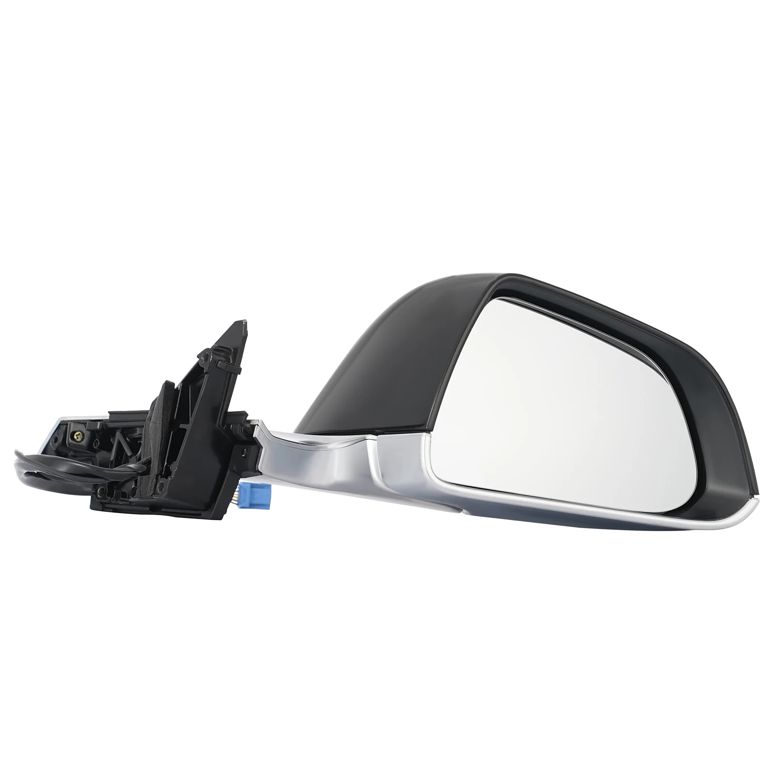 13pins For 2017-2023 Tesla Model 3 Black Chrome Right Passenger Side Mirror Assembly (Heated, Side View, Without Camera, GPS, Fold) - Image 7