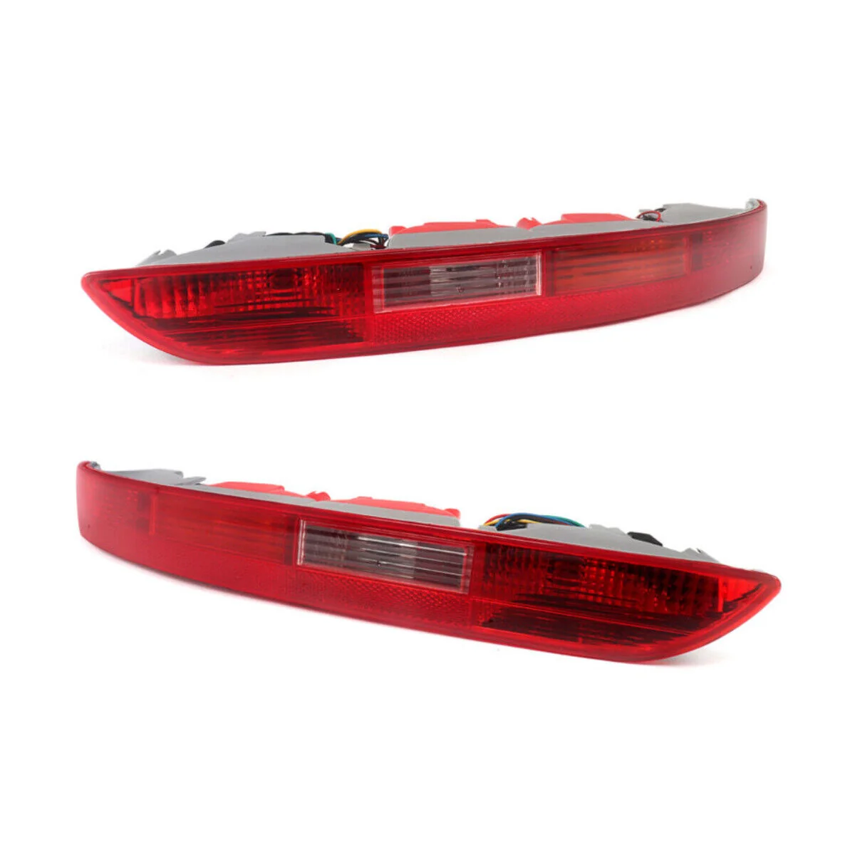 Pair Rear Bumper Tail Light Reflector Brake Stop Lamp Red For Audi Q5 2009-2017 - Image 5