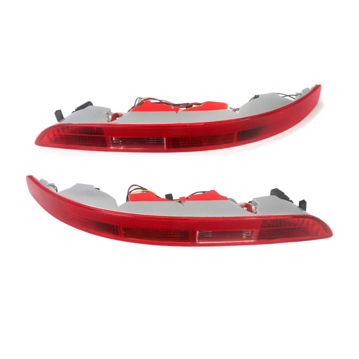 Pair Rear Bumper Tail Light Reflector Brake Stop Lamp Red For Audi Q5 2009-2017 - Image 8
