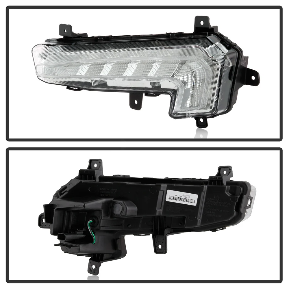 2016-2018 Chevy Malibu Bumper LED DRL Daytime Running Lights Fog Driving Lamps - Image 2