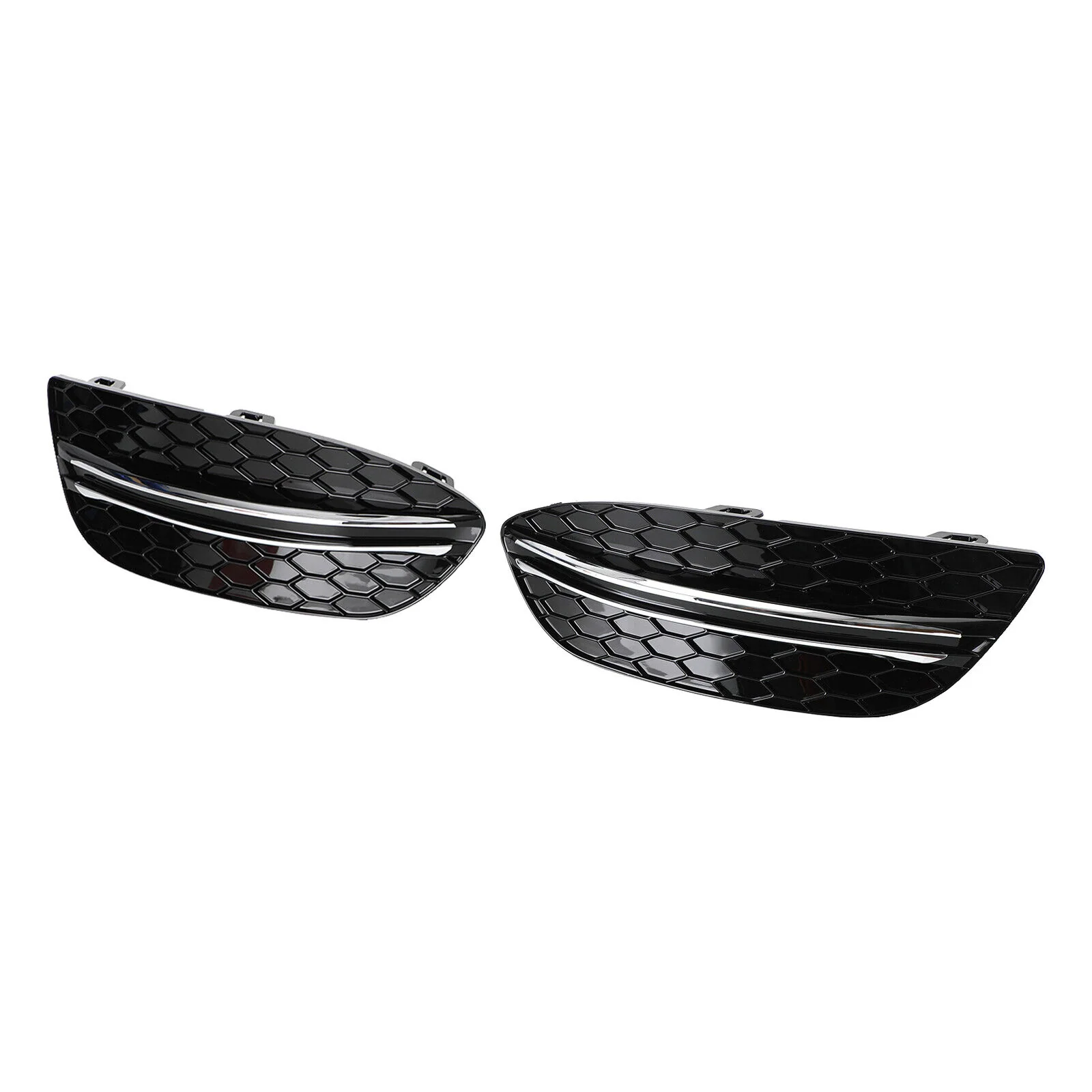 Front Fog Light Cover Grill For Mercedes C-Class W205 C250 C300 C350 Non-AMG 2015-2018 - Image 14
