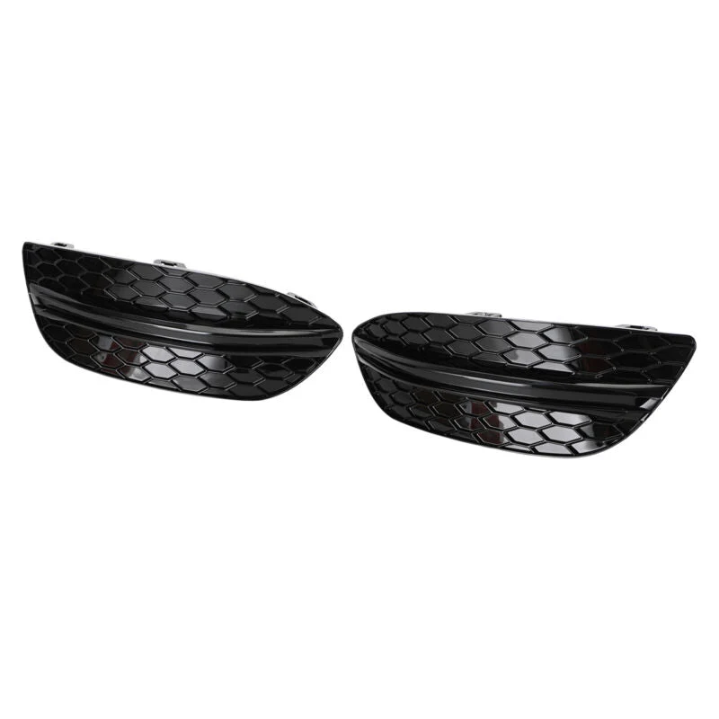 Front Fog Light Cover Grill For Mercedes C-Class W205 C250 C300 C350 Non-AMG 2015-2018 - Image 6