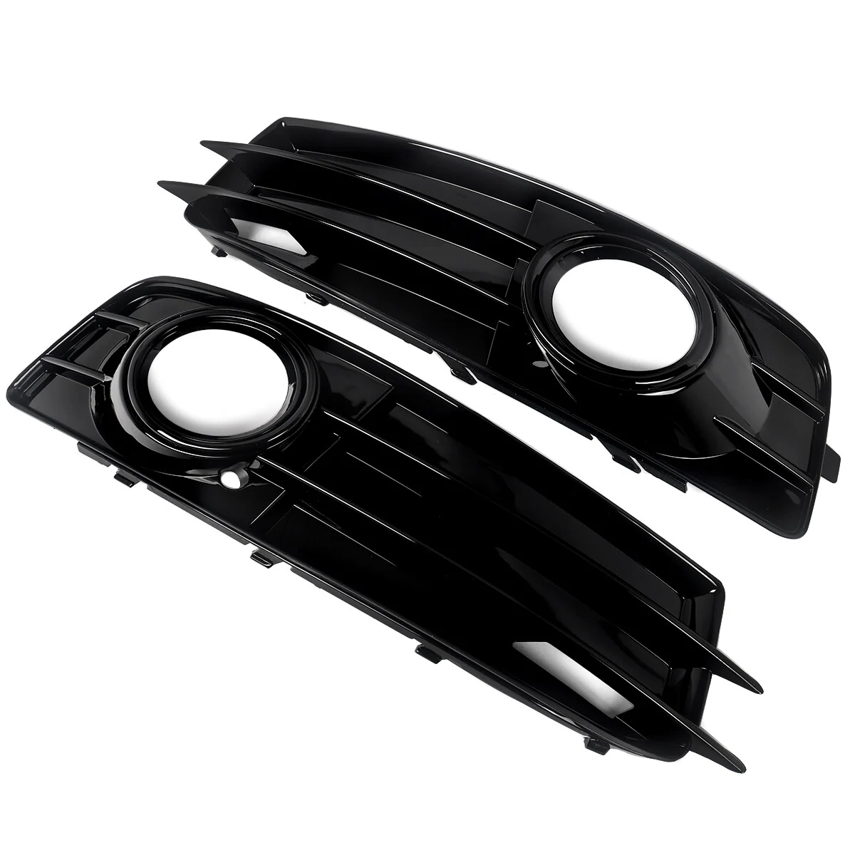 2pcs Front Bumper Fog Light Grille Fog Lamp Cover For Audi A3 8P S-Line 2009-2012 - Image 7
