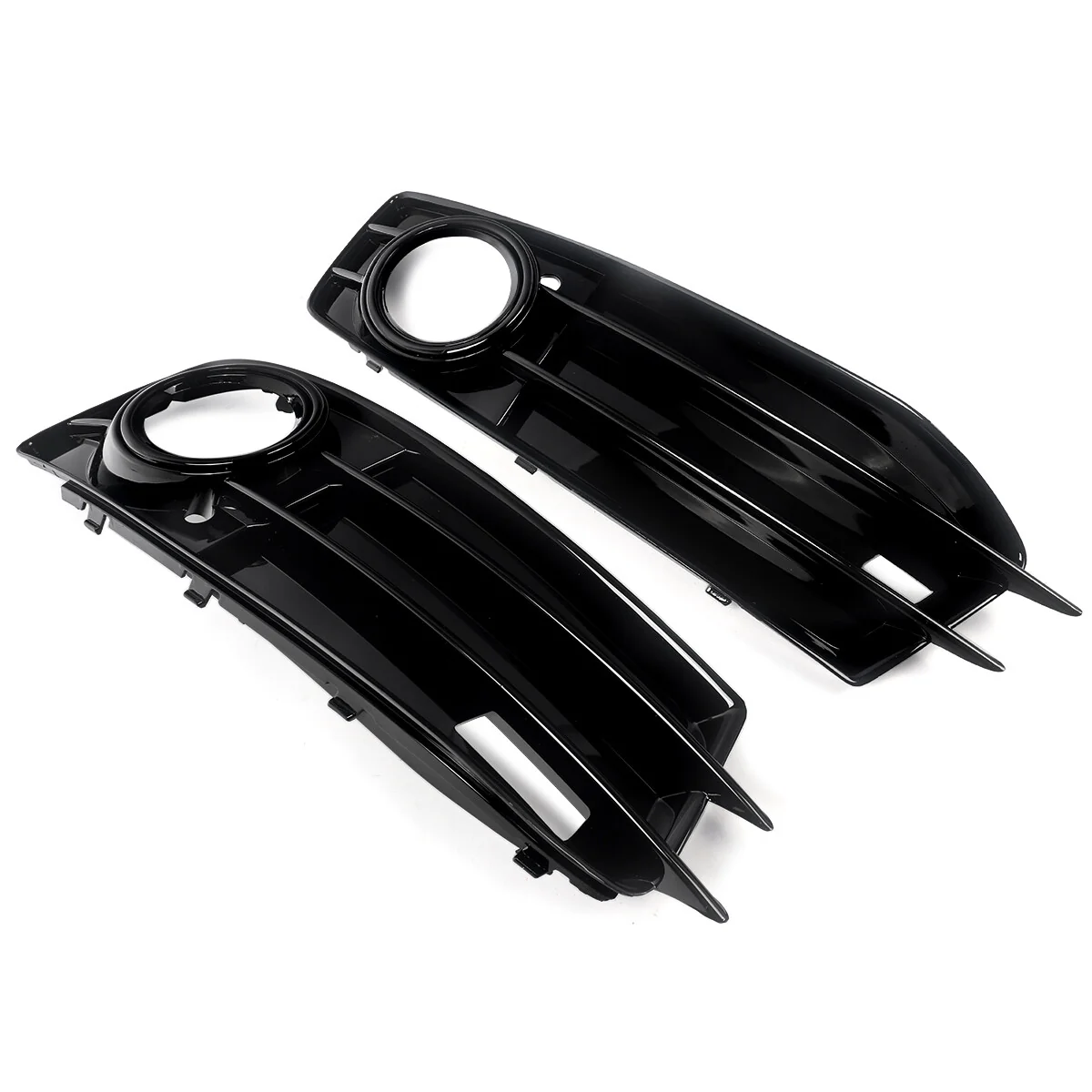 2pcs Front Bumper Fog Light Grille Fog Lamp Cover For Audi A3 8P S-Line 2009-2012 - Image 8