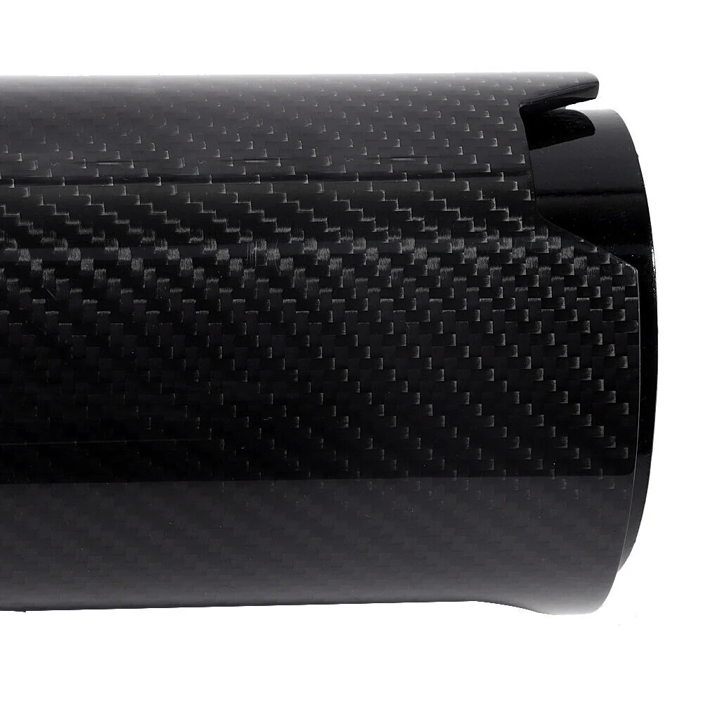 2x Carbon Fiber Exhaust Muffler Tips Tail Pipe fit for BMW 63mm In 93MM Out - Image 8