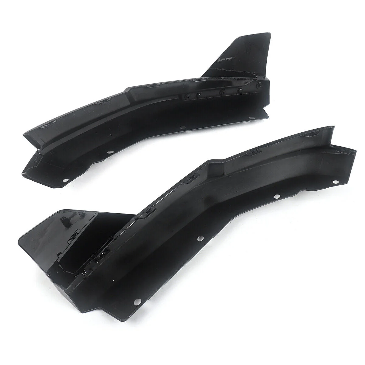 Gloss Black Rear Bumper Canards Splitters For 2021+ BMW G80 M3 G82 - Image 8
