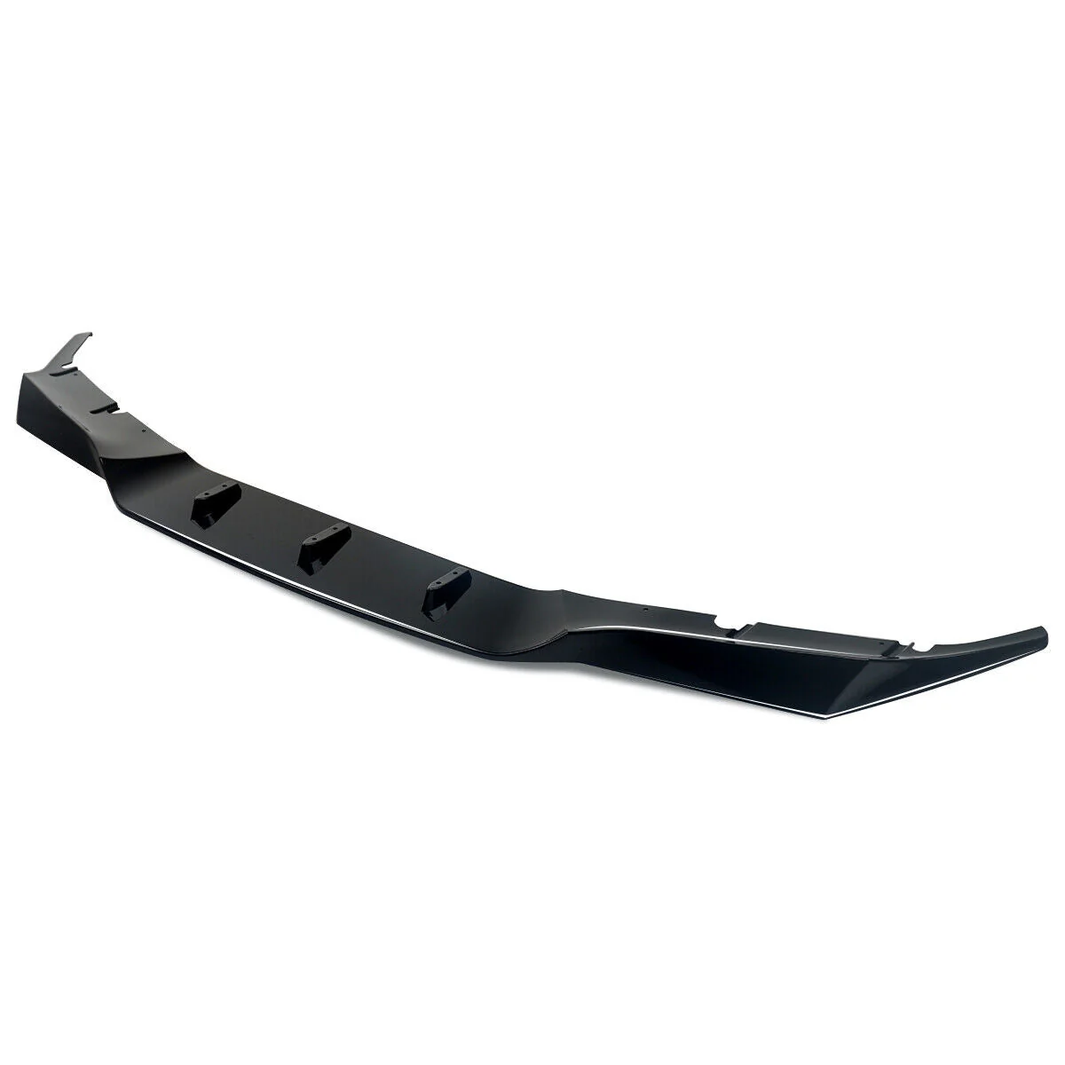 Gloss Black Front Lip Splitter For BMW M5 F90 2018-2020 - Image 3