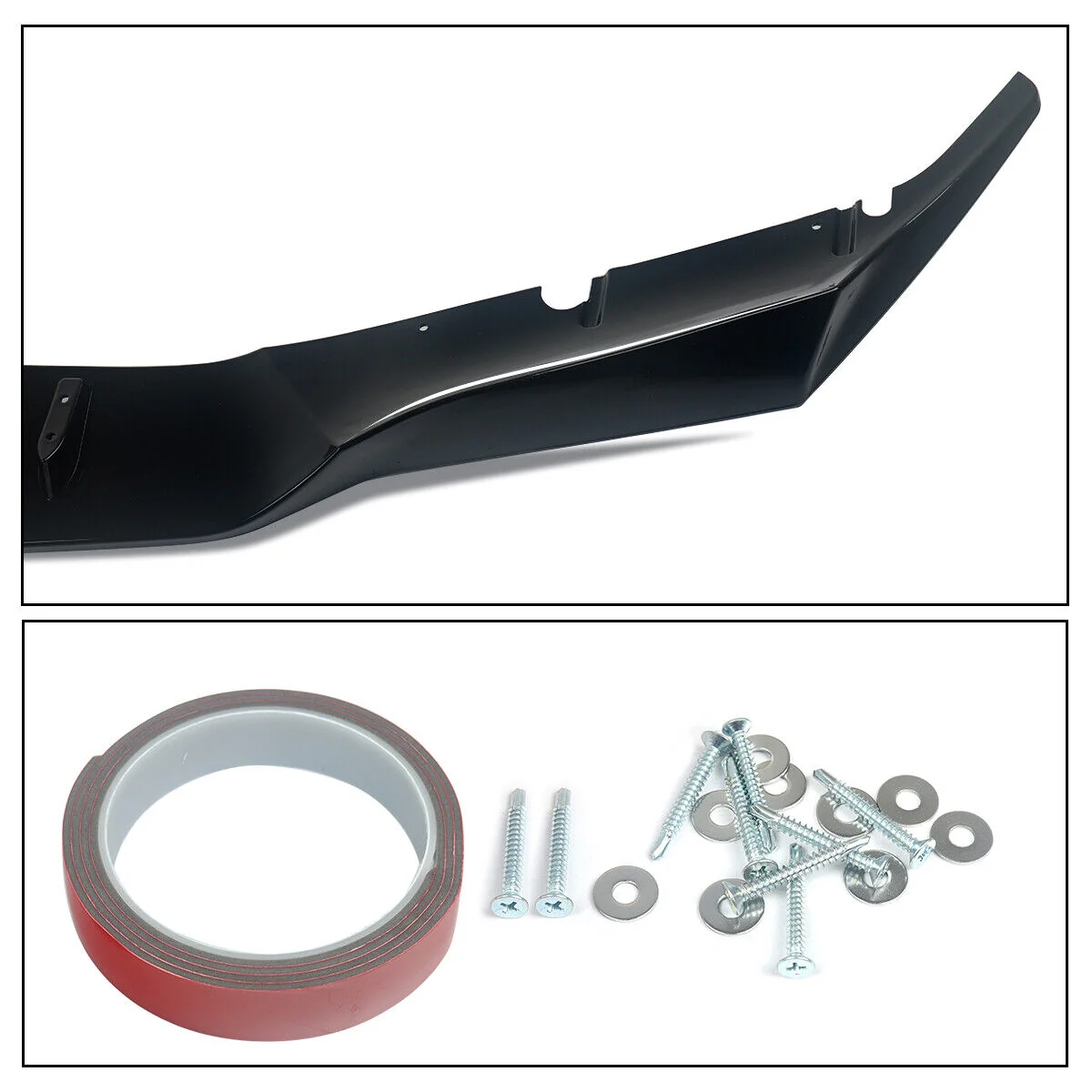 Gloss Black Front Lip Splitter For BMW M5 F90 2018-2020 - Image 8