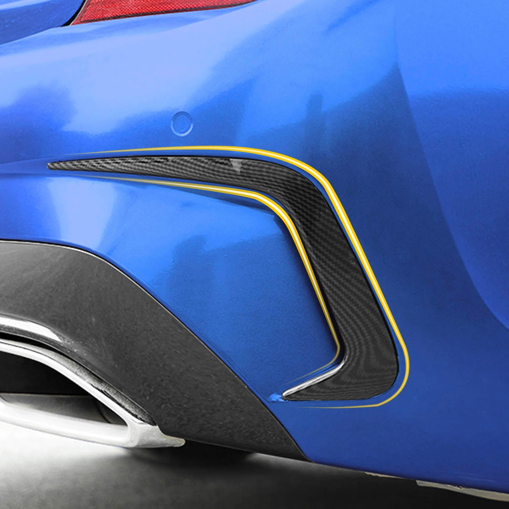 Rear Bumper Air Vents Side Trim for BMW 3 Series G20 330i m340i 2019-2022 - Image 13