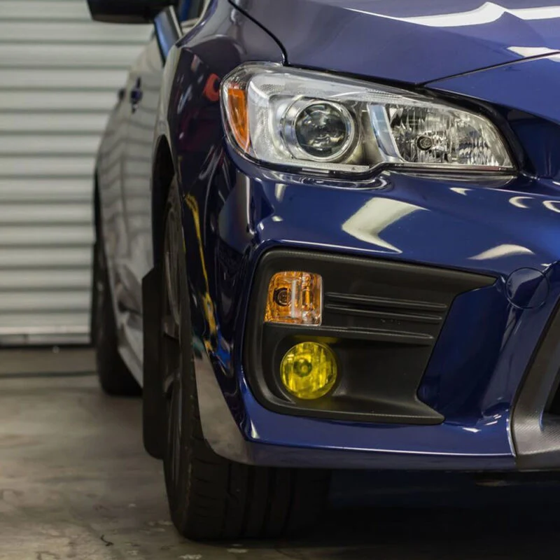 Pair Golden Yellow Front Fog Driving Lights w/ H11 Bulbs For 2015-2021 Subaru WRX STi - Image 3