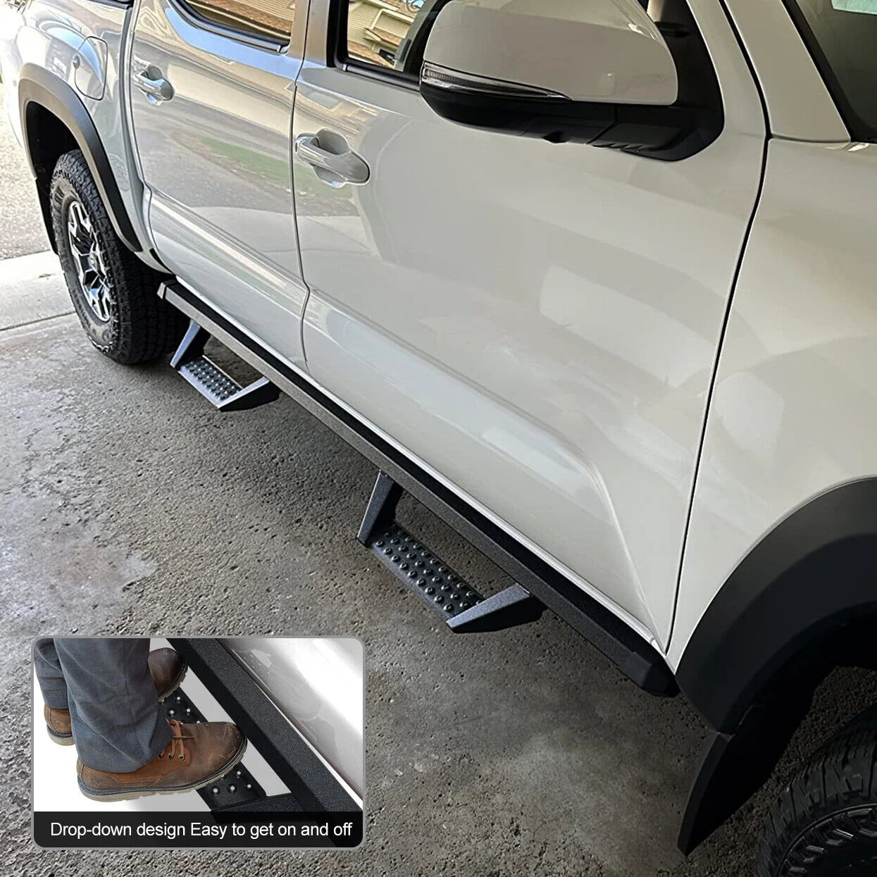 3" Drop Running Boards For 2022-2026 Toyota Tundra Double Cab Side Step Nerf Bar - Image 2