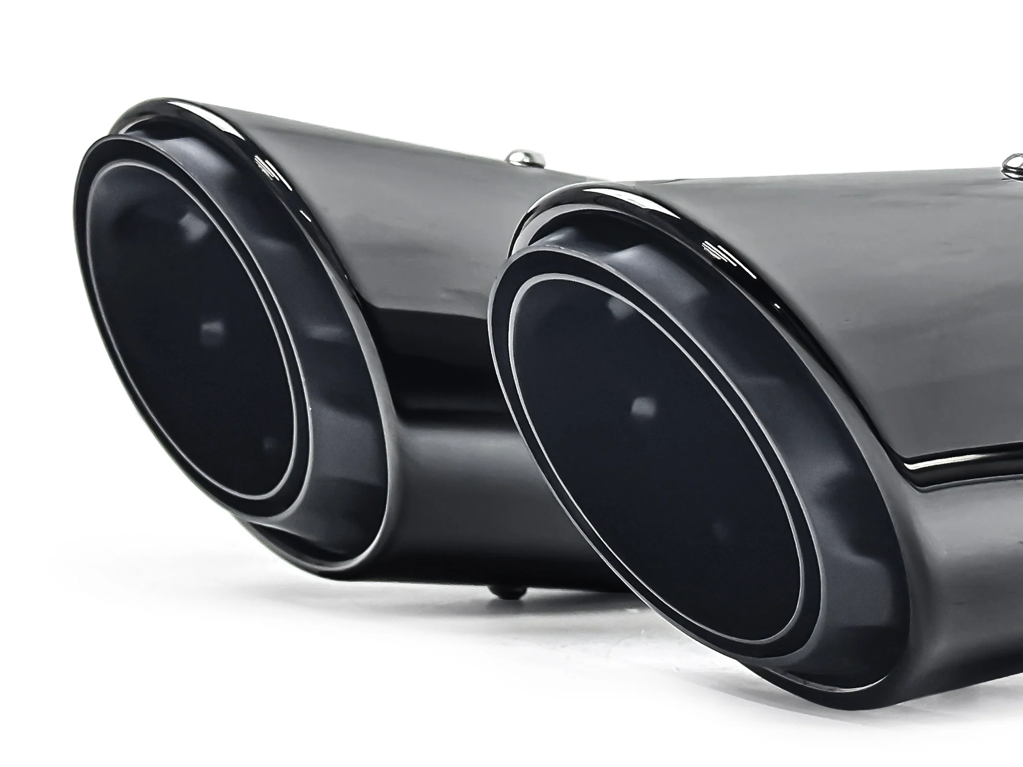 3-Layer Gloss Black Exhaust Tips (Set of 4) for Porsche Cayenne S / GTS / Turbo / Turbo S 2015-2018 - Image 9