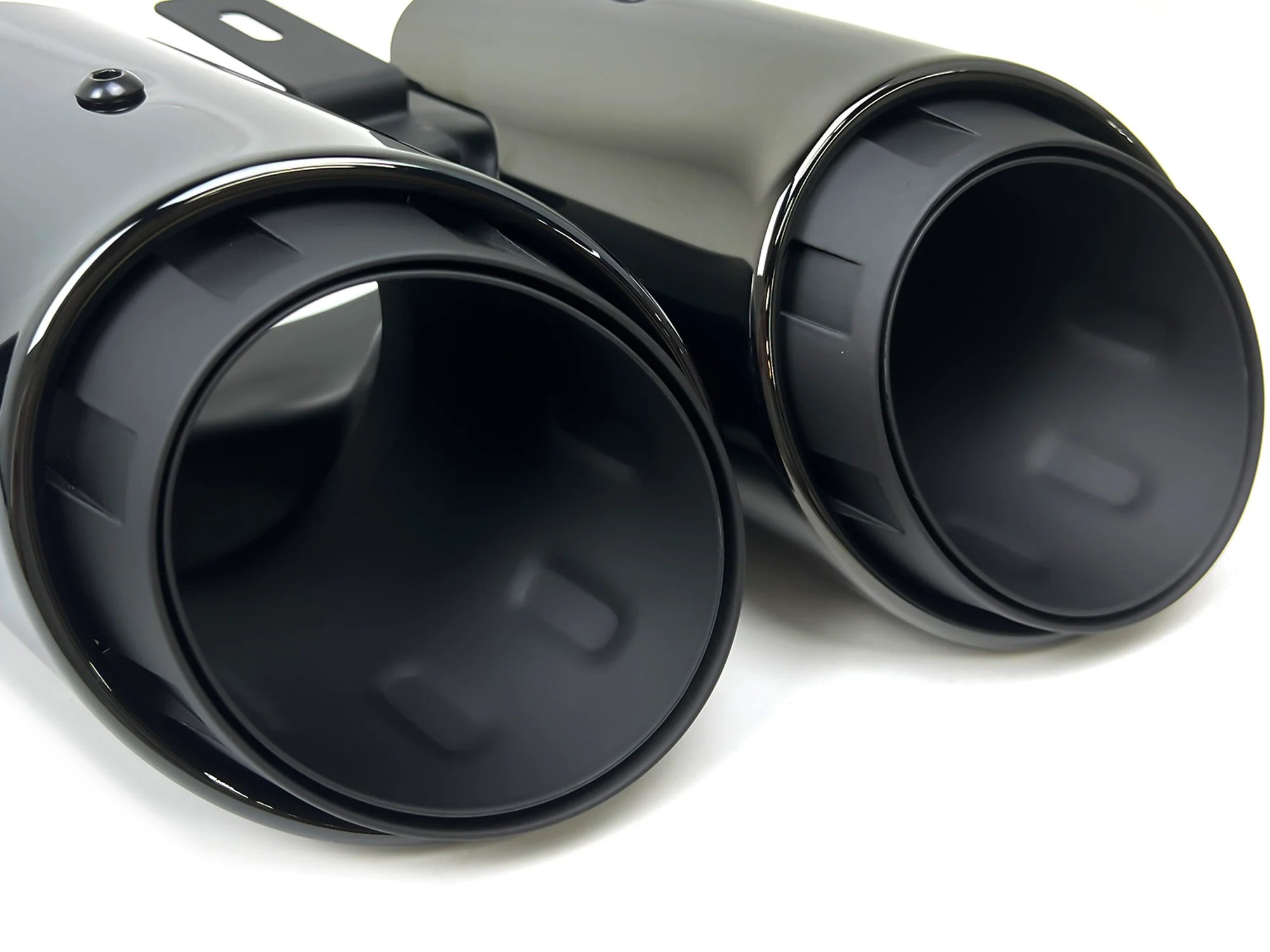 3-Layer Black Exhaust Tips for Porsche Panamera 4/4S 976 2024 2025+ Left+Right - Image 6