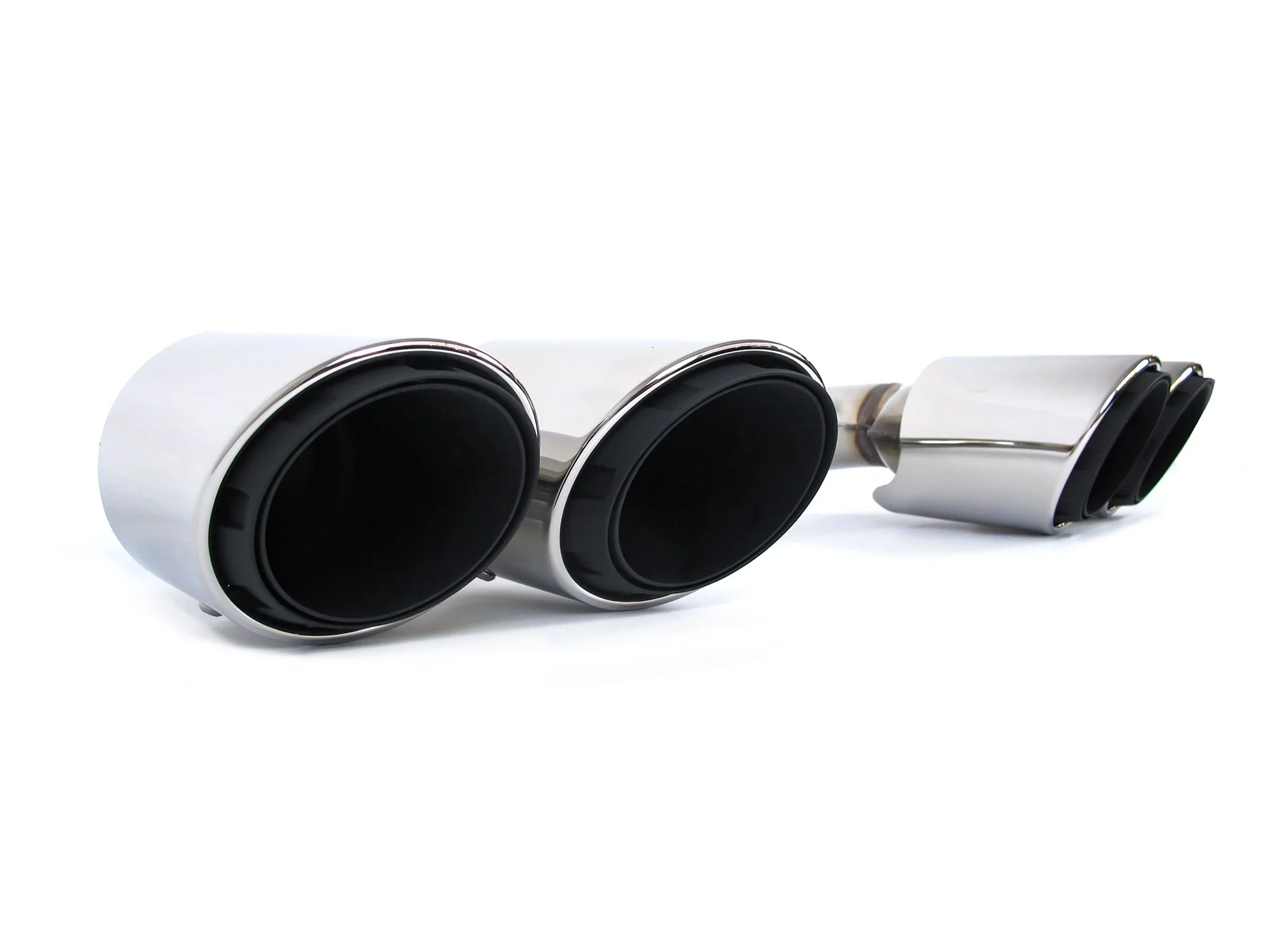 3-Layers Silver Exhaust Tips For Porsche Cayenne 9Y0 9Y3 2019-2026 - Image 8