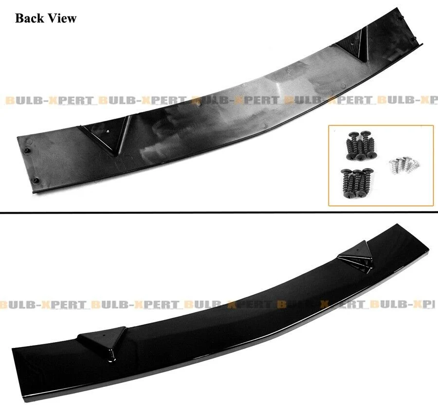 3PC Glossy Black Front Bumper Lip Spoiler Splitter For Infiniti Q60 2017-2022 - Image 3