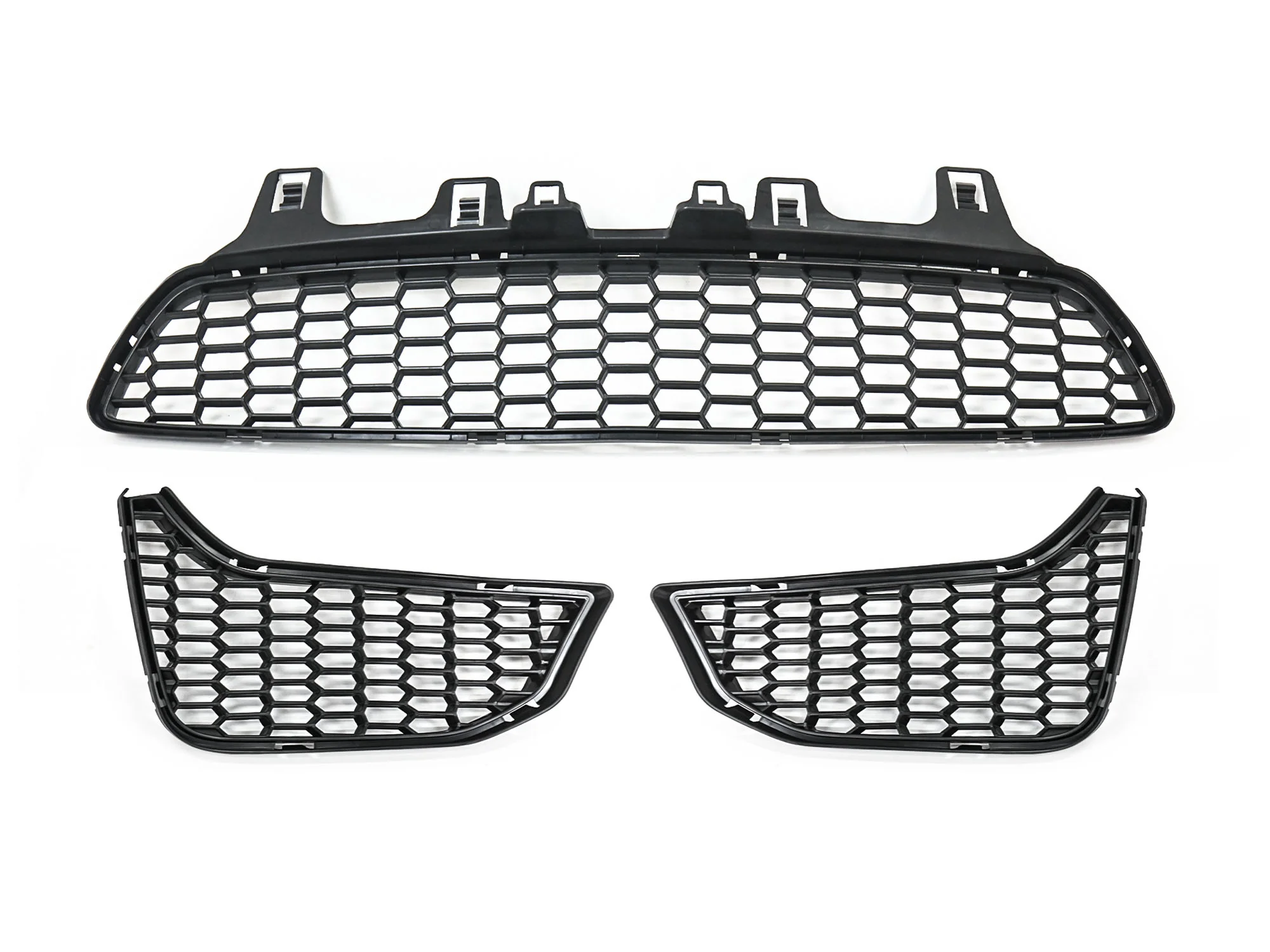 3pcs Fog Light Bezel Grill Front Bumper Center Mesh For BMW M3 F80 M4 F82 F83 - Image 4