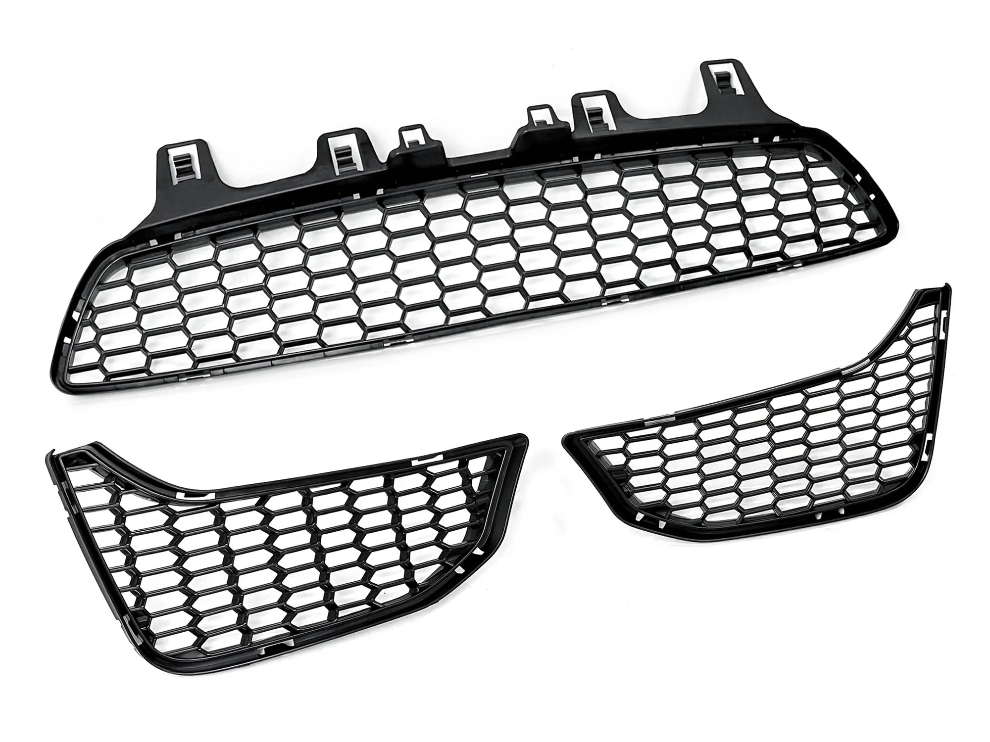 3pcs Fog Light Bezel Grill Front Bumper Center Mesh For BMW M3 F80 M4 F82 F83 - Image 6