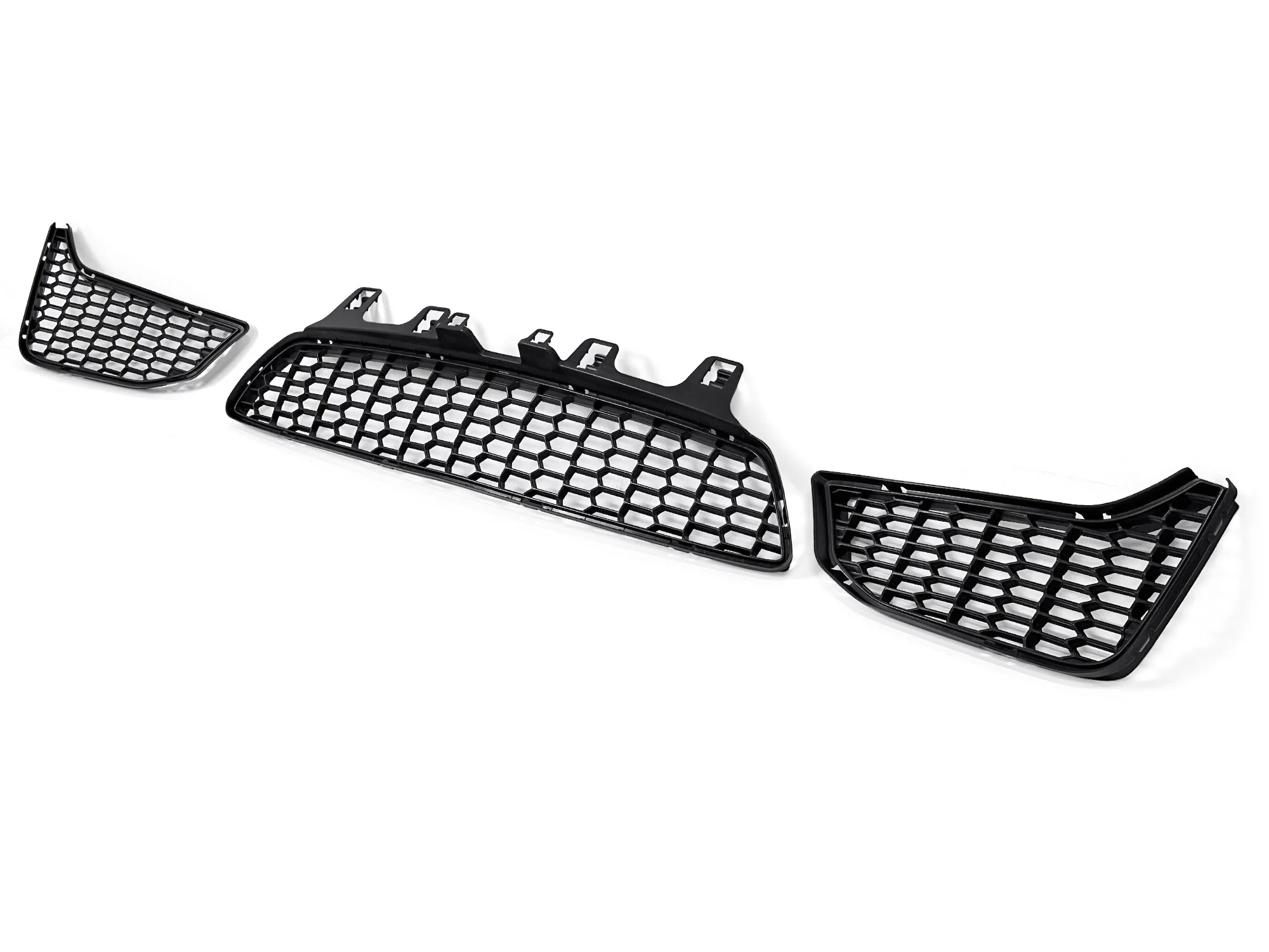 3pcs Fog Light Bezel Grill Front Bumper Center Mesh For BMW M3 F80 M4 F82 F83 - Image 7