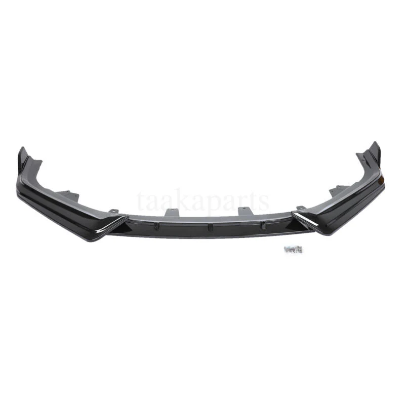 Glossy Black Front Bumper Lip Spoiler Splitter 3pcs For Honda Accord 4DR 2021 2022 - Image 2