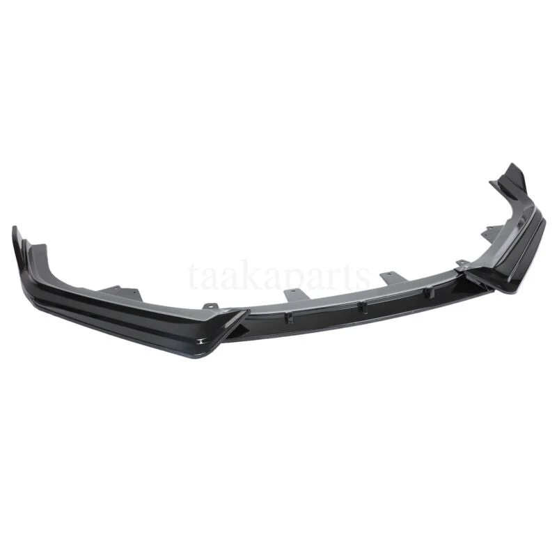 Glossy Black Front Bumper Lip Spoiler Splitter 3pcs For Honda Accord 4DR 2021 2022 - Image 5