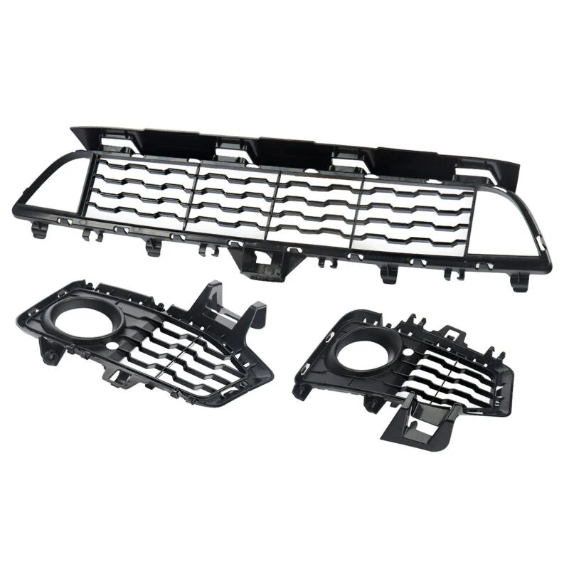Front Fog Grill + Lower Bumper Grille For BMW F32/F33/F36 M Sport 2014-2021 - Image 10