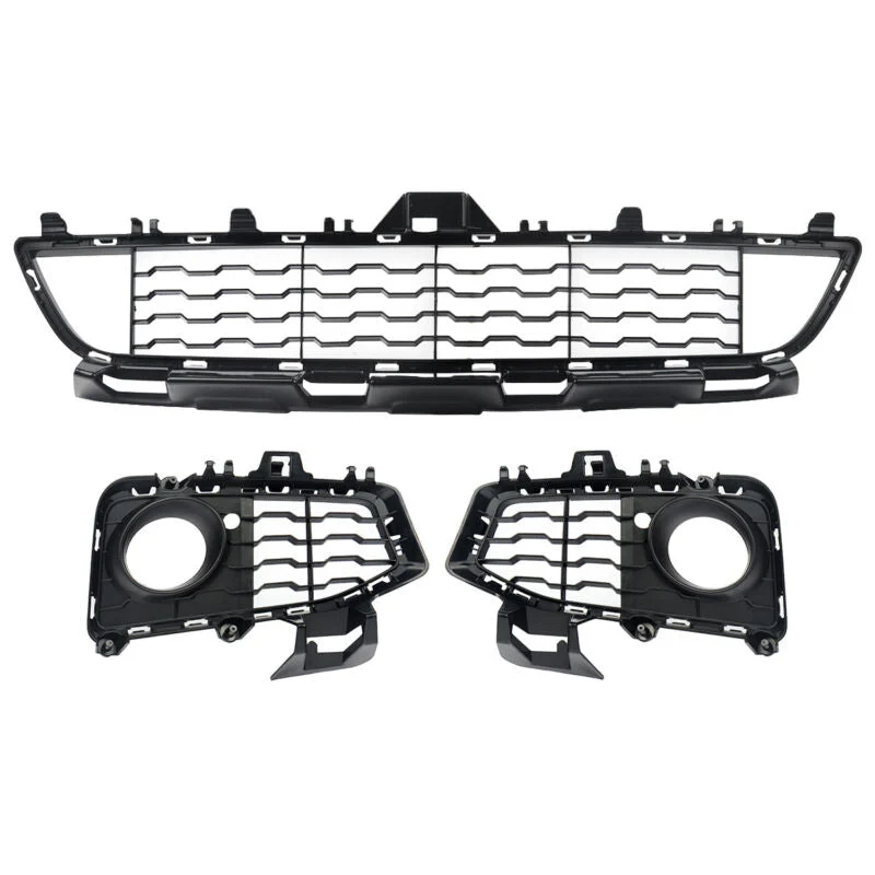 Front Fog Grill + Lower Bumper Grille For BMW F32/F33/F36 M Sport 2014-2021 - Image 3