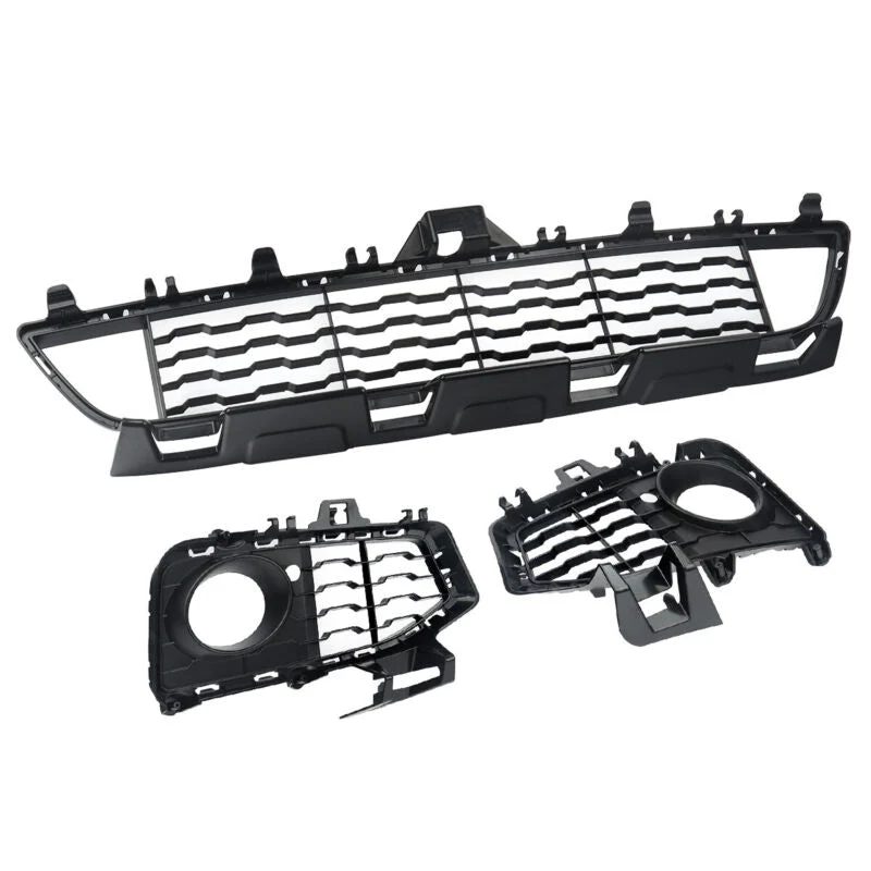 Front Fog Grill + Lower Bumper Grille For BMW F32/F33/F36 M Sport 2014-2021 - Image 7