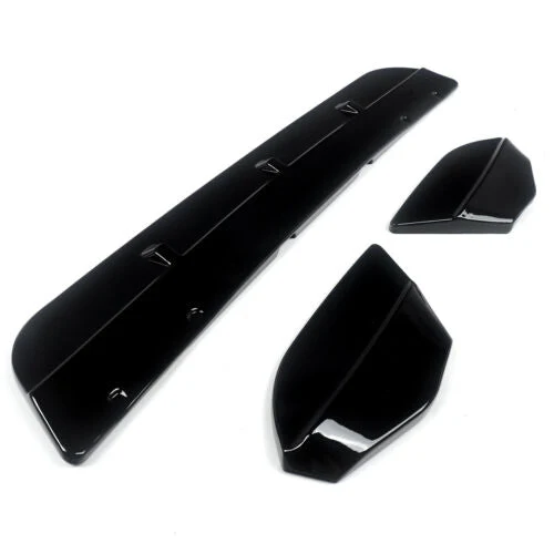 3x Gloss Black Front Bumper Lip Lower Spoiler Splitter For BMW F98 F97 X3M X4M 2019-2021 - Image 10