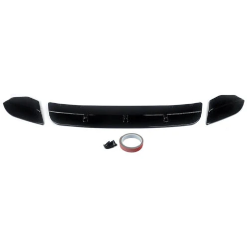 3x Gloss Black Front Bumper Lip Lower Spoiler Splitter For BMW F98 F97 X3M X4M 2019-2021 - Image 5