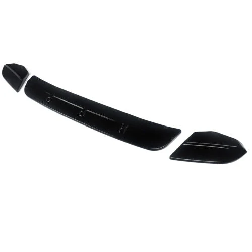 3x Gloss Black Front Bumper Lip Lower Spoiler Splitter For BMW F98 F97 X3M X4M 2019-2021 - Image 7