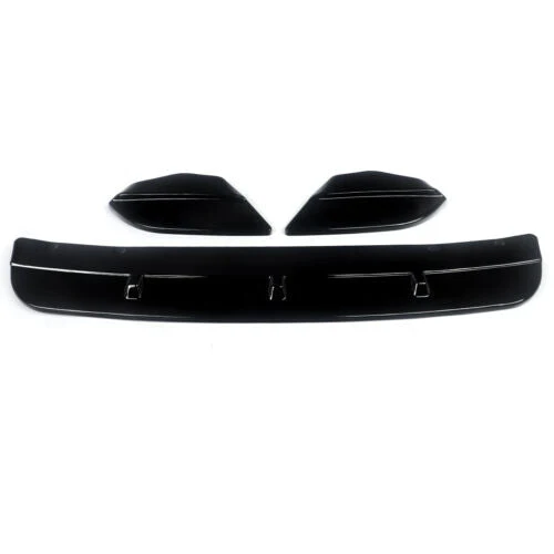 3x Gloss Black Front Bumper Lip Lower Spoiler Splitter For BMW F98 F97 X3M X4M 2019-2021 - Image 8