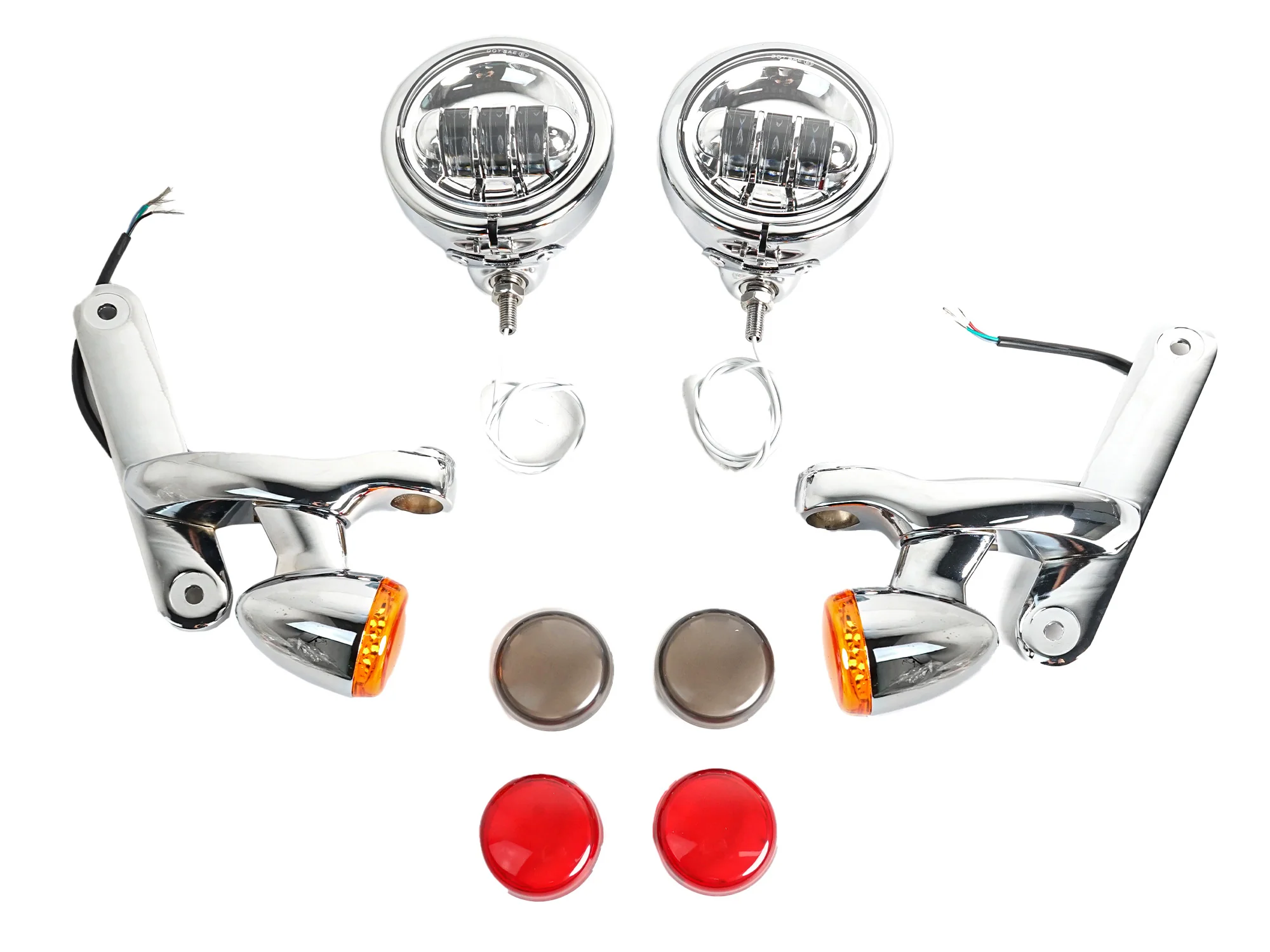 4.5" LED Fog Lights for Harley Street Electra Glide Road King 1994-2023 - Image 3
