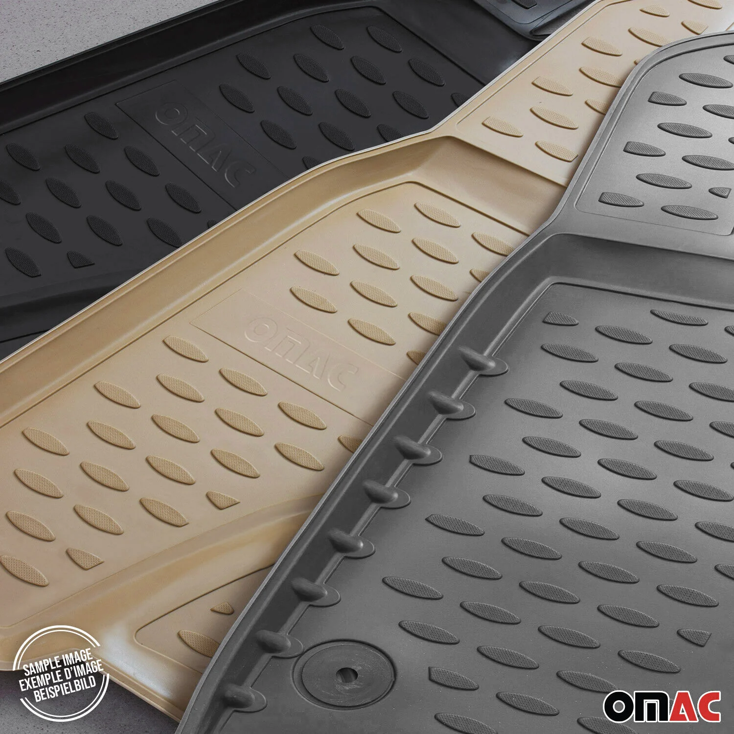 4pcs Beige Floor Mats Liner for Audi A6 S6 A6 Quattro 2012-2018 TPE All-Weather - Image 8