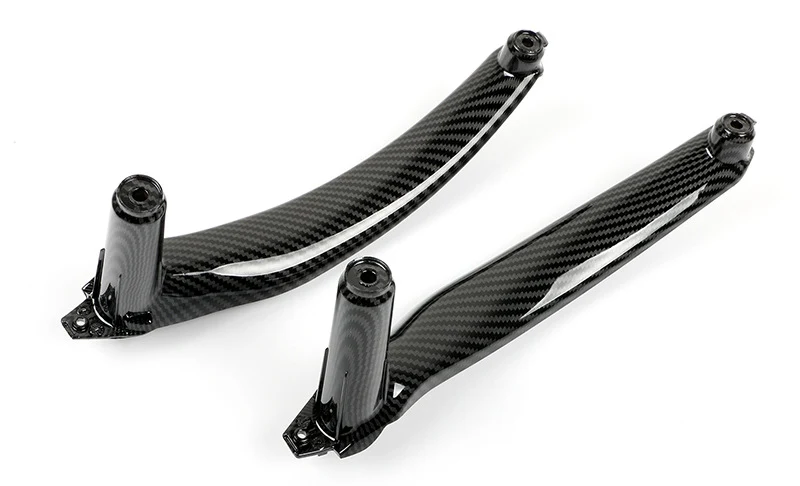 4PCS Carbon Fiber Look Interior Door Handle Pull Panel Trim For BMW X5 E70 X6 E71 2007–2014 - Image 10