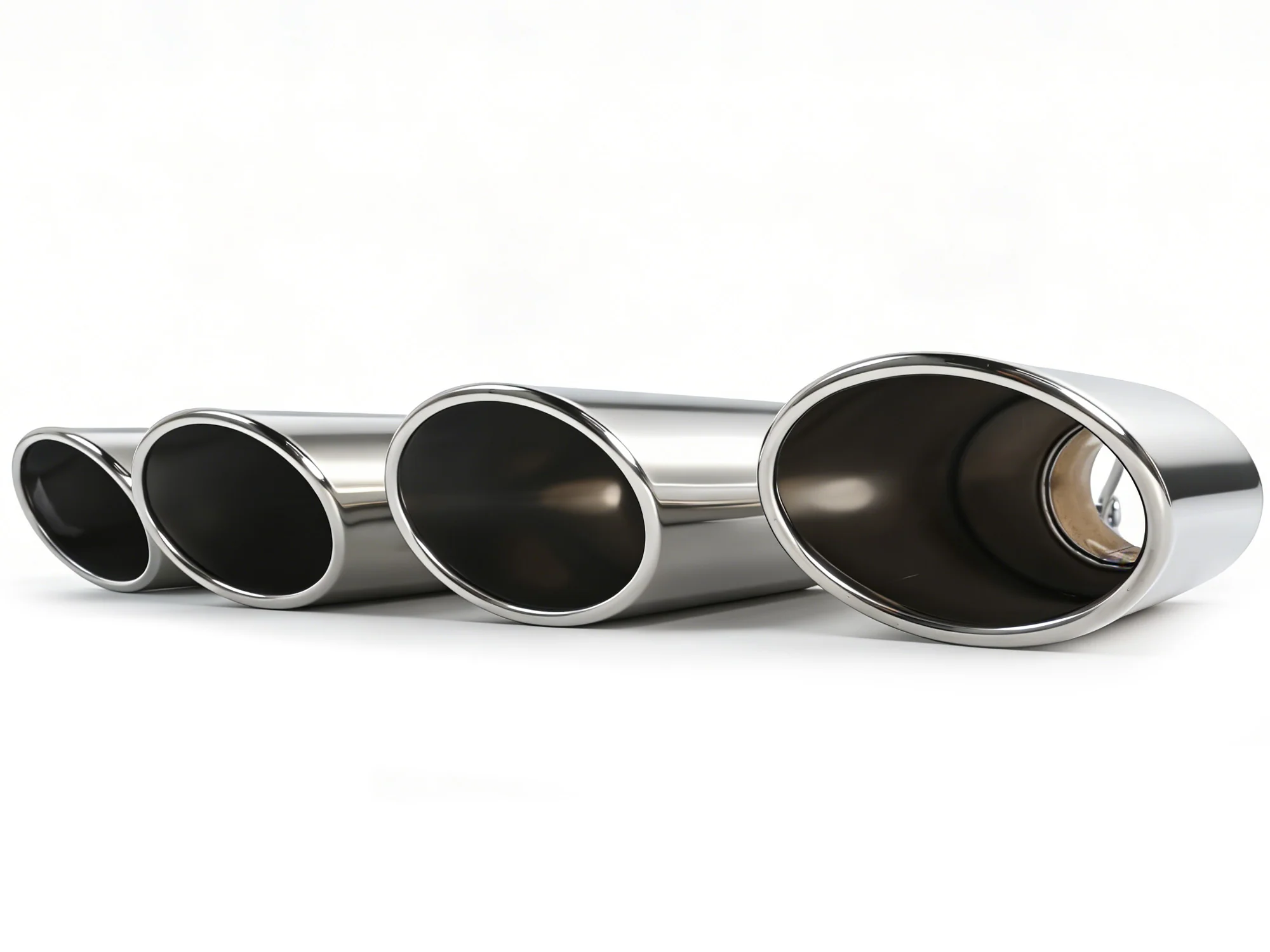 4pcs Chrome Quad Exhaust Tips For Mercedes G-Class W463 W464 G500 G550 G63 AMG 2002-2024 - Image 13