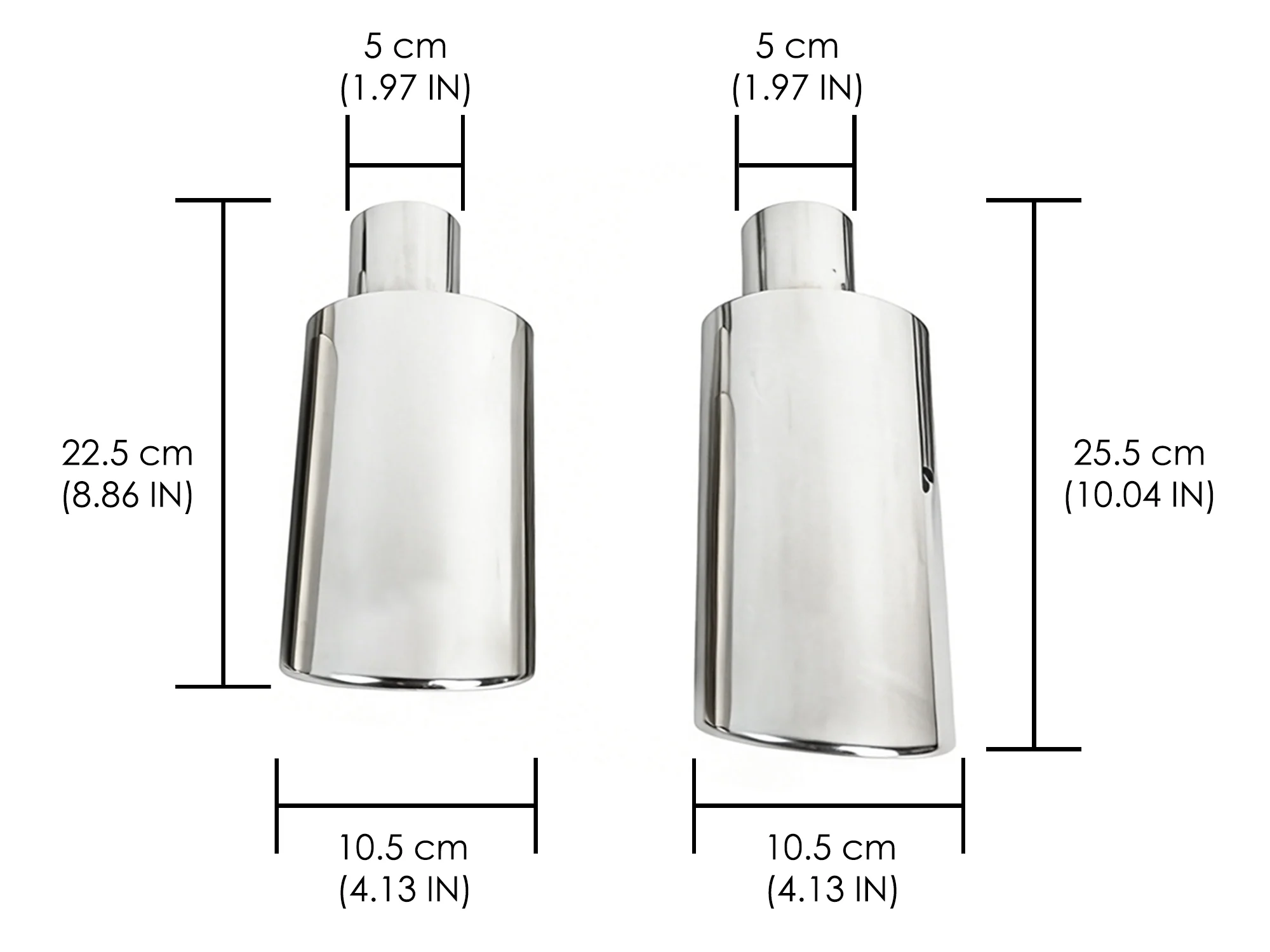 4pcs Chrome Quad Exhaust Tips For Mercedes G-Class W463 W464 G500 G550 G63 AMG 2002-2024 - Image 14