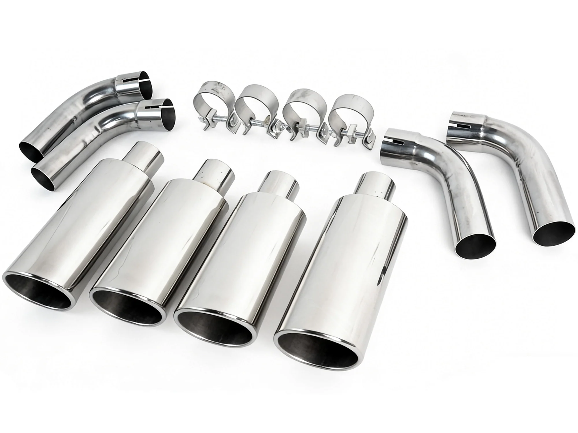 4pcs Chrome Quad Exhaust Tips For Mercedes G-Class W463 W464 G500 G550 G63 AMG 2002-2024 - Image 7