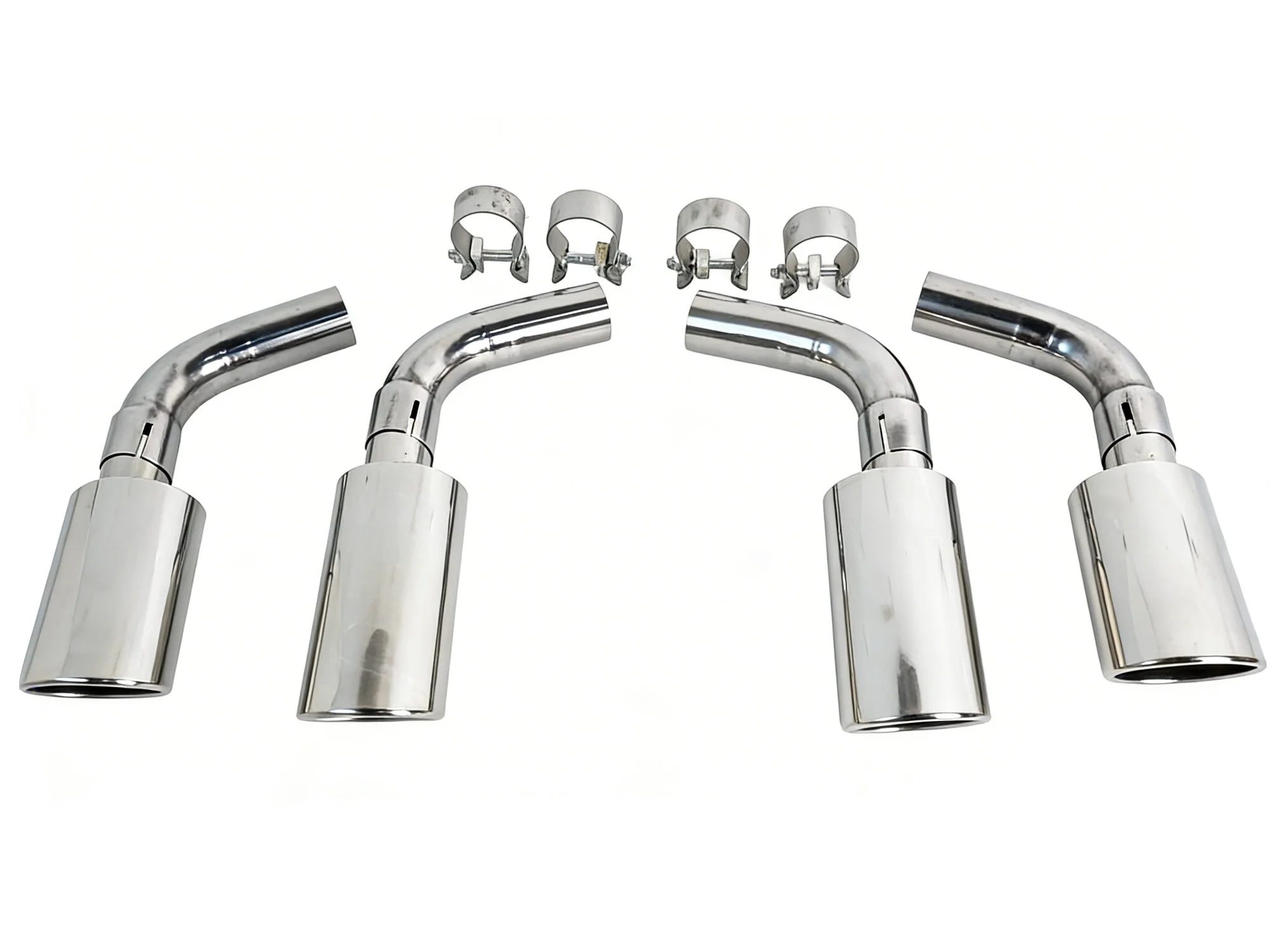 4pcs Chrome Quad Exhaust Tips For Mercedes G-Class W463 W464 G500 G550 G63 AMG 2002-2024 - Image 8