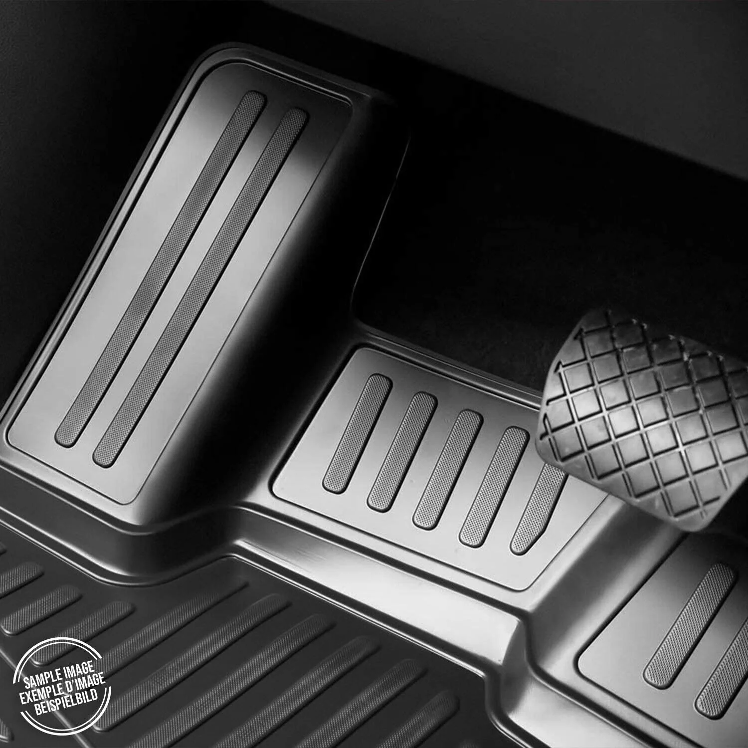 4pcs Floor Mats Liner for Audi A4 Allroad 2017-2023 Black TPE All-Weather - Image 5