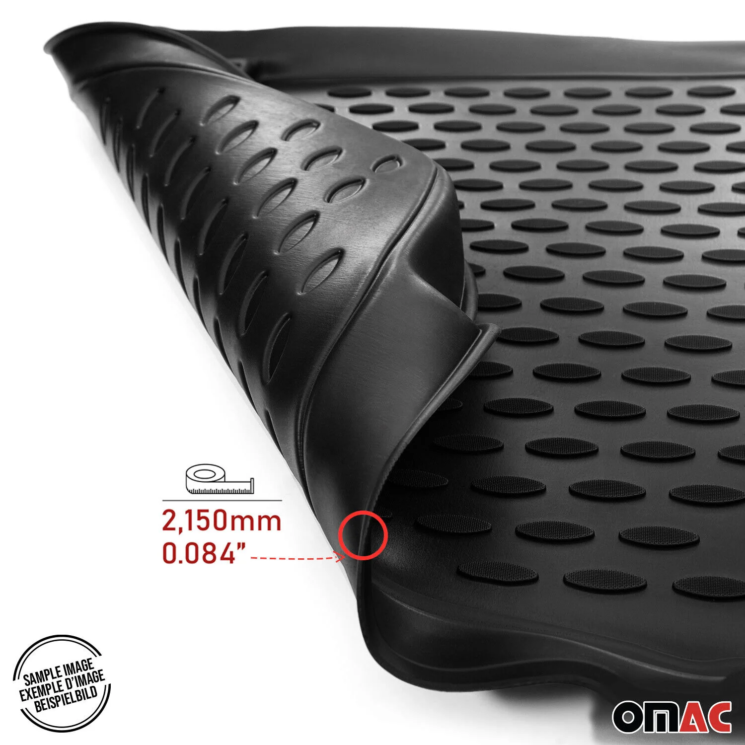 4pcs Floor Mats Liner for Audi A4 Allroad 2017-2023 Black TPE All-Weather - Image 7