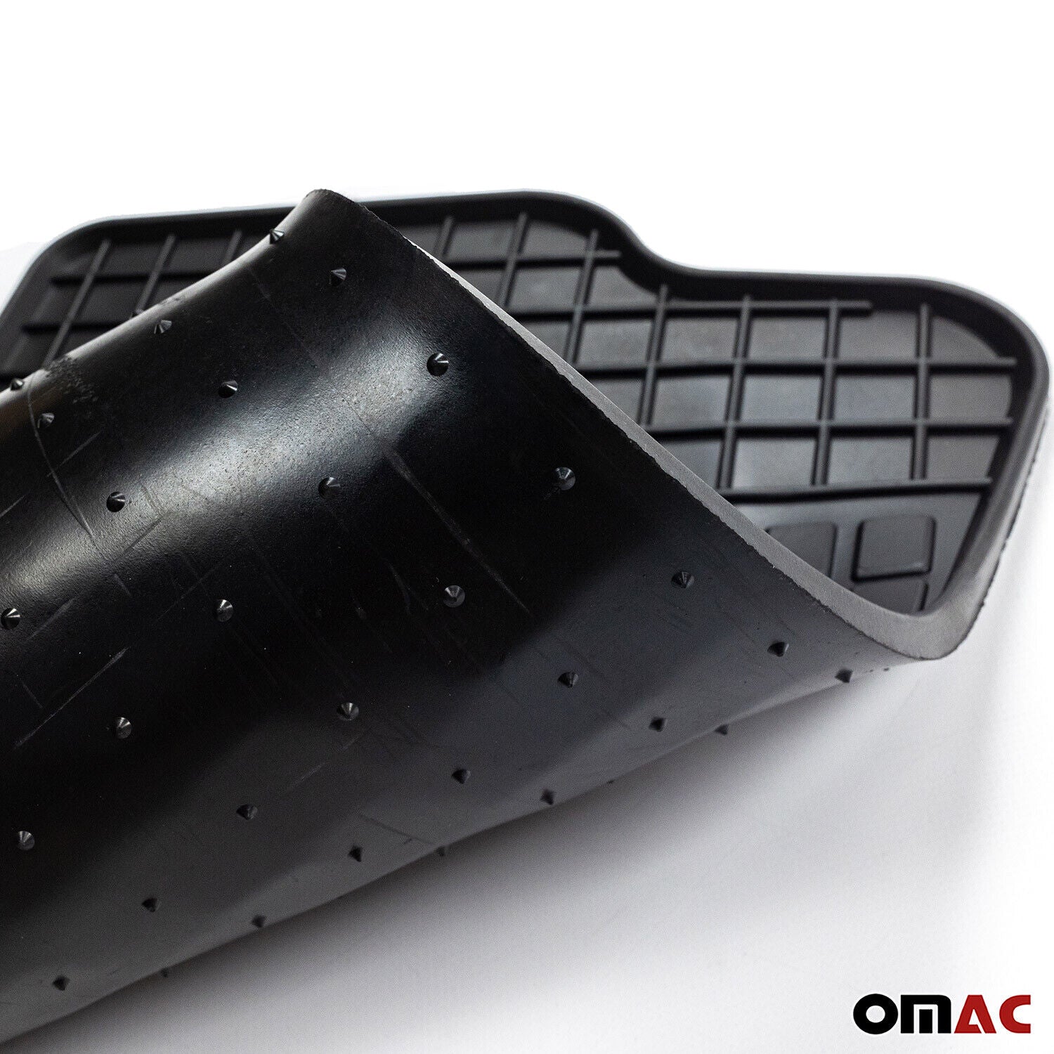 4pcs Floor Mats Liner for Audi A6 S6 C7 2012-2018 Black Rubber All-Weather 4 Pcs - Image 7