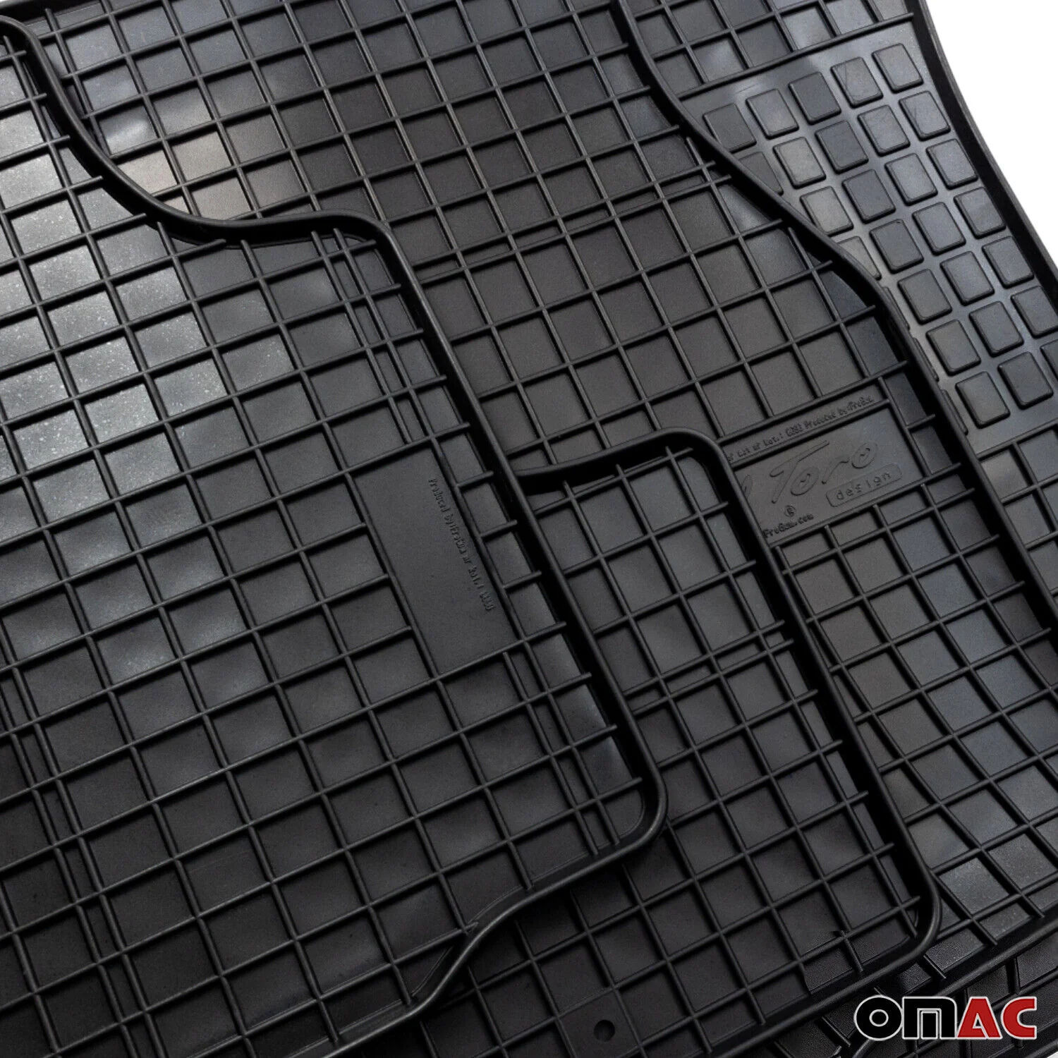 4pcs Floor Mats Liner for Audi A6 S6 C7 2012-2018 Black Rubber All-Weather 4 Pcs - Image 9