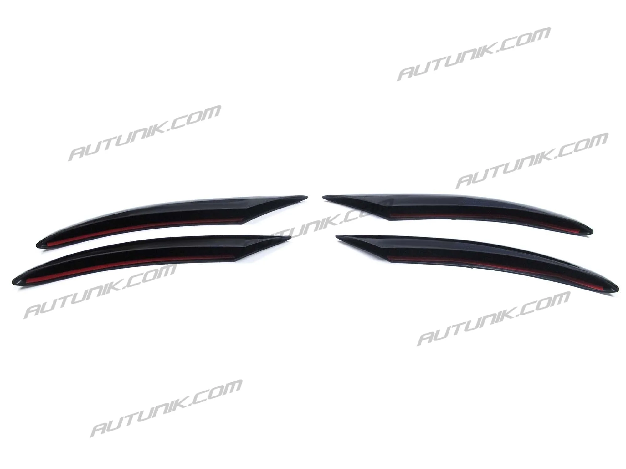 4pcs Gloss Black Fog Light Cover Trims For Mercedes C-class W205 Sedan/Coupe AMG 2019-2021 - Image 11